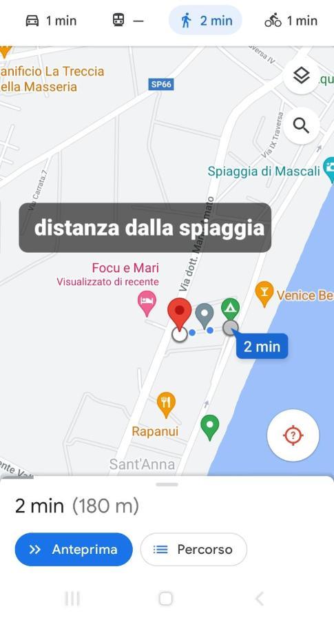 Focu E Mari Villa Mascali Buitenkant foto